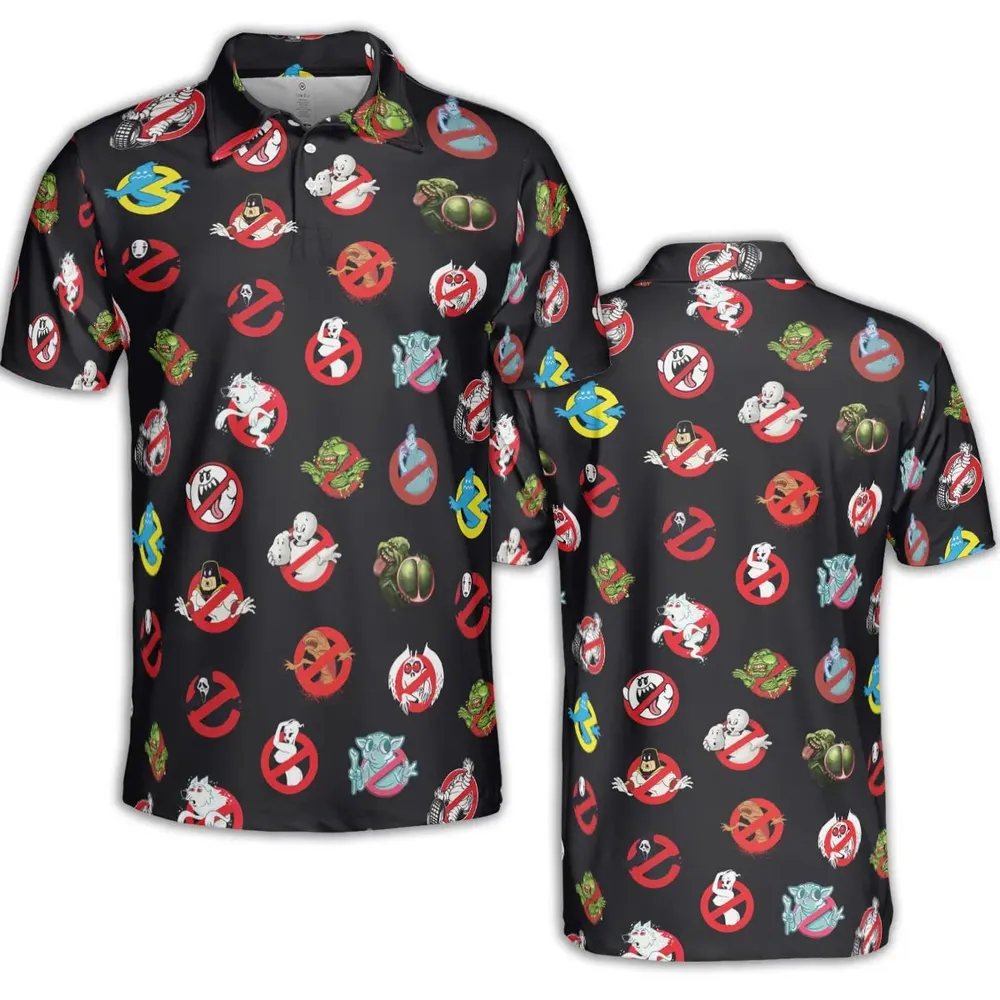 No Ghost Exists Ghostbusters AOP Men/Women Polo Shirt - 2