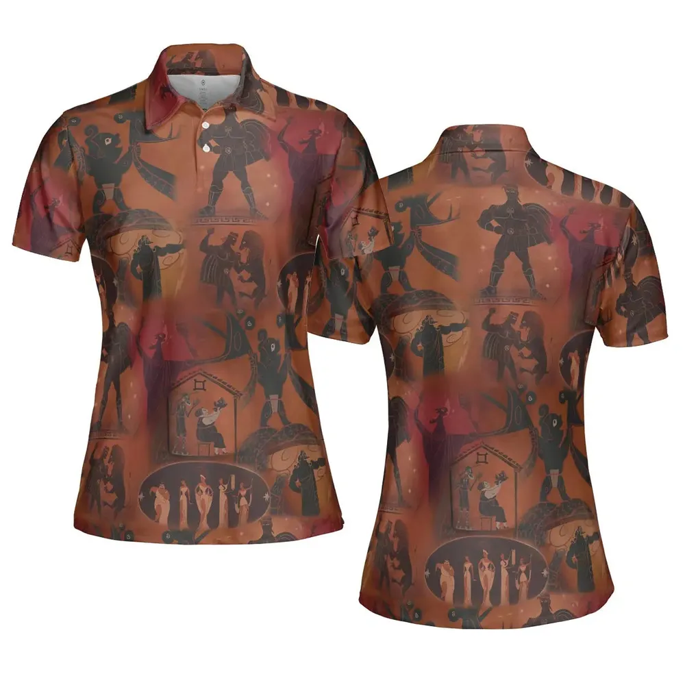 Ancient Hero Hercules 1997 Seamless AOP Men/Women Polo Shirt - 5