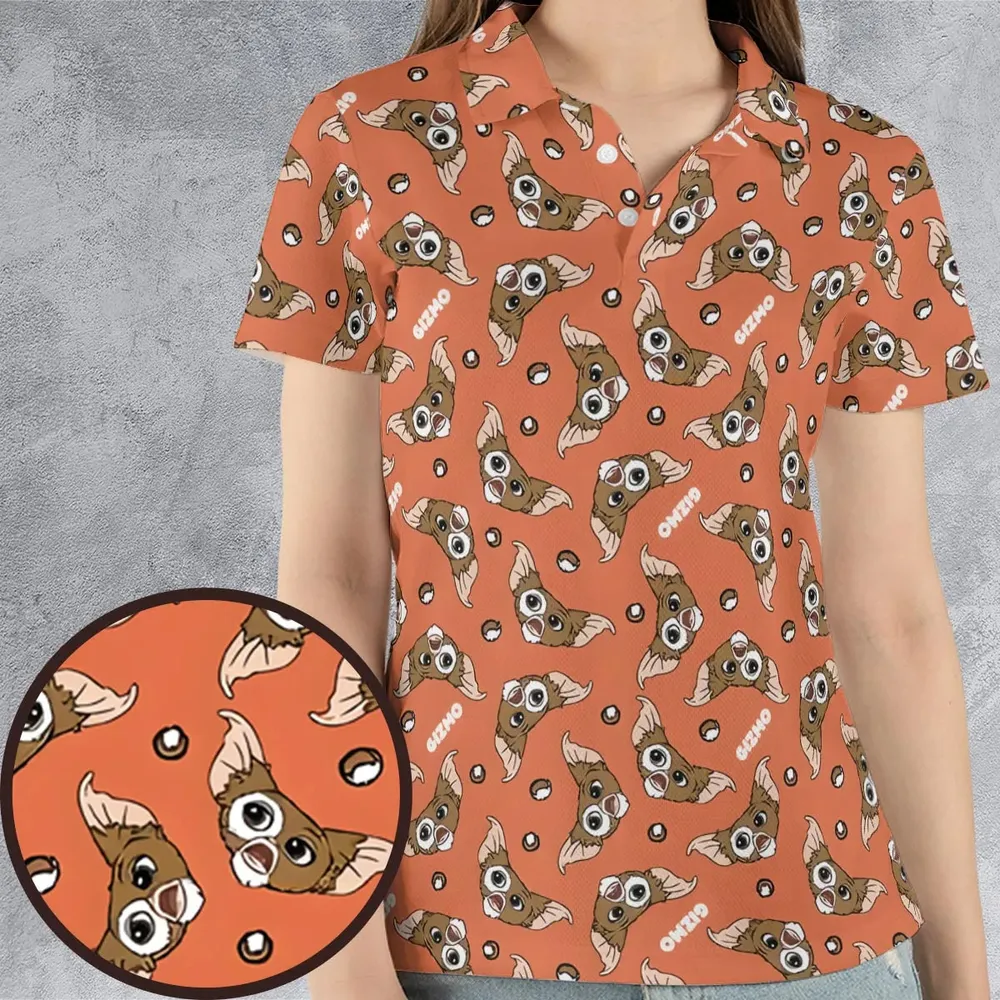 Gremlins Gizmo Head Toss AOP Men/Women Polo Shirt - 4