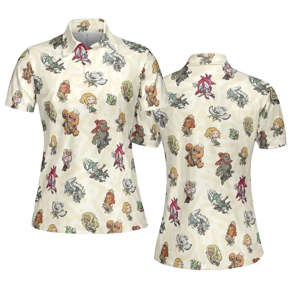Link Look The Legend of Zelda AOP Men/Women Polo Shirt - 5