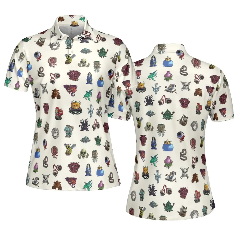 Terrarias All Bosses Terraria AOP Men/Women Polo Shirt - 5