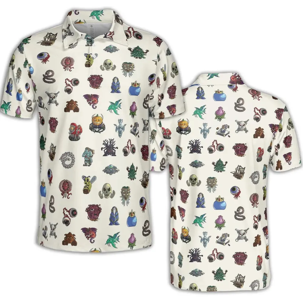 Terrarias All Bosses Terraria AOP Men/Women Polo Shirt - 2