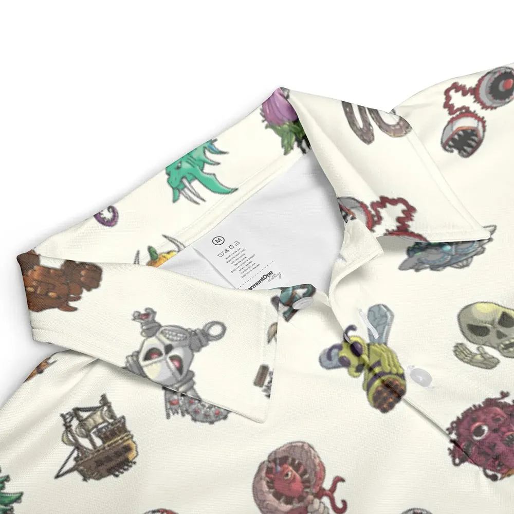 Terrarias All Bosses Terraria AOP Men/Women Polo Shirt - 3