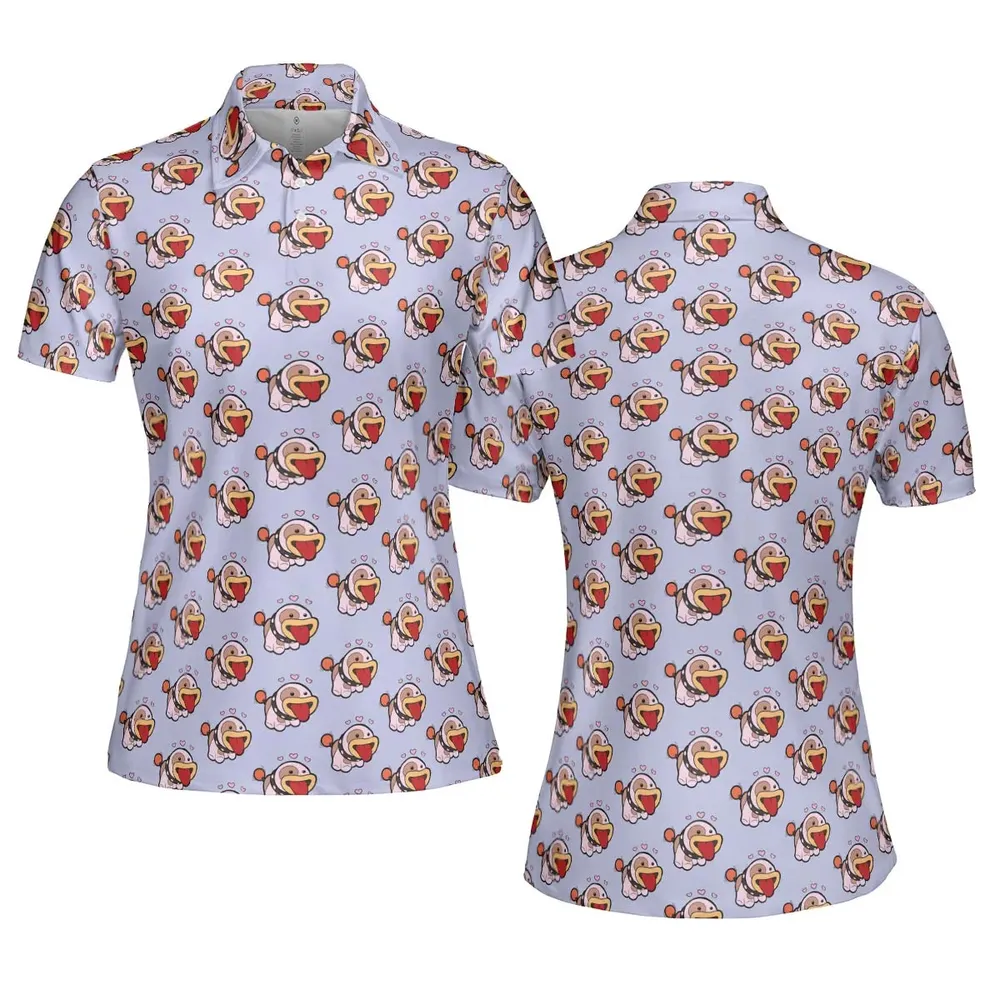 Poochy From Super Mario AOP Men/Women Polo Shirt - 5