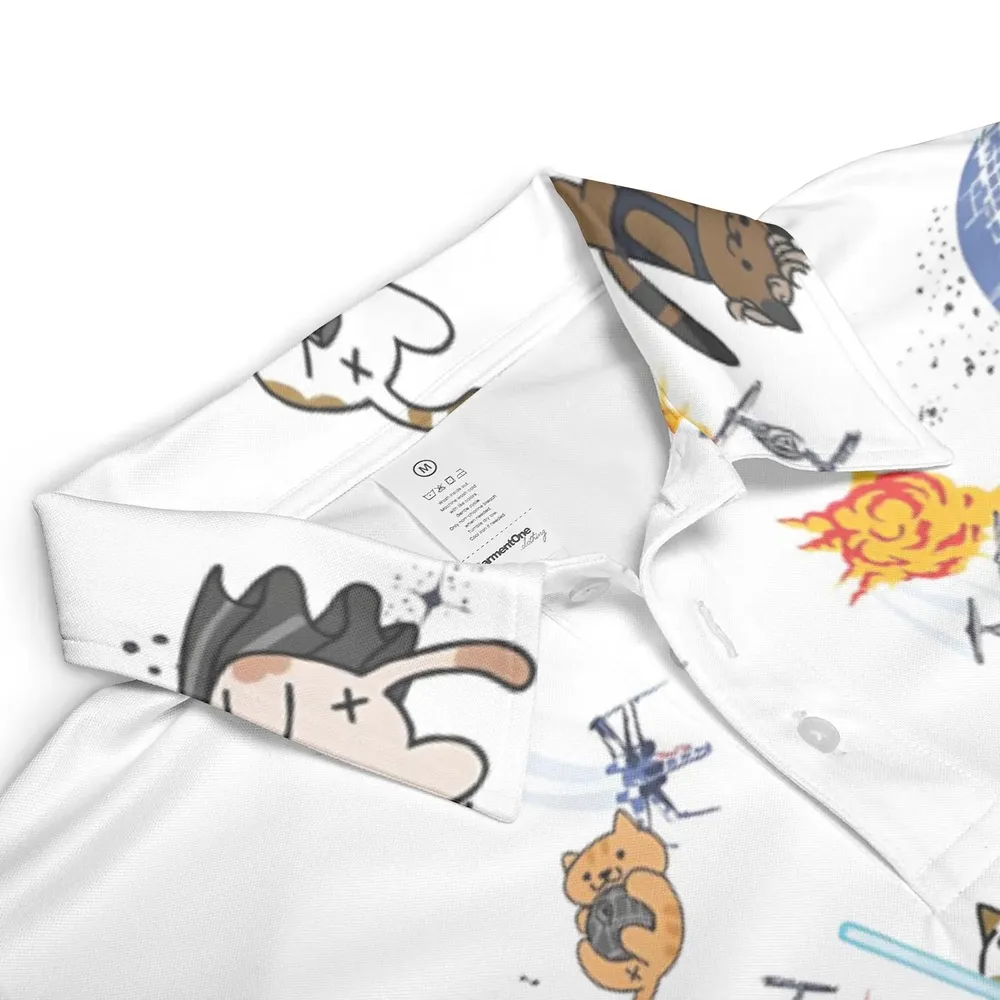Star Wars Cats AOP Men/Women Polo Shirt - 3