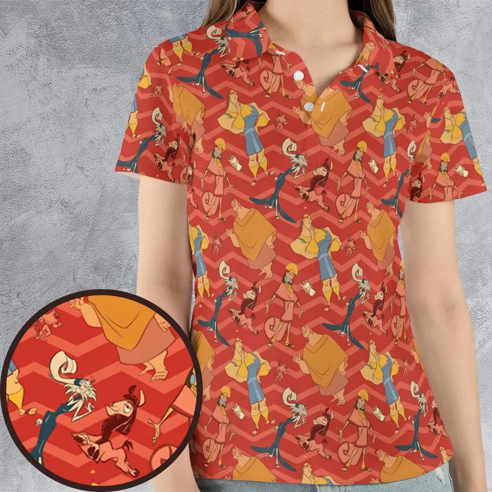 The Emperor's New Groove AOP Men/Women Polo Shirt - 4