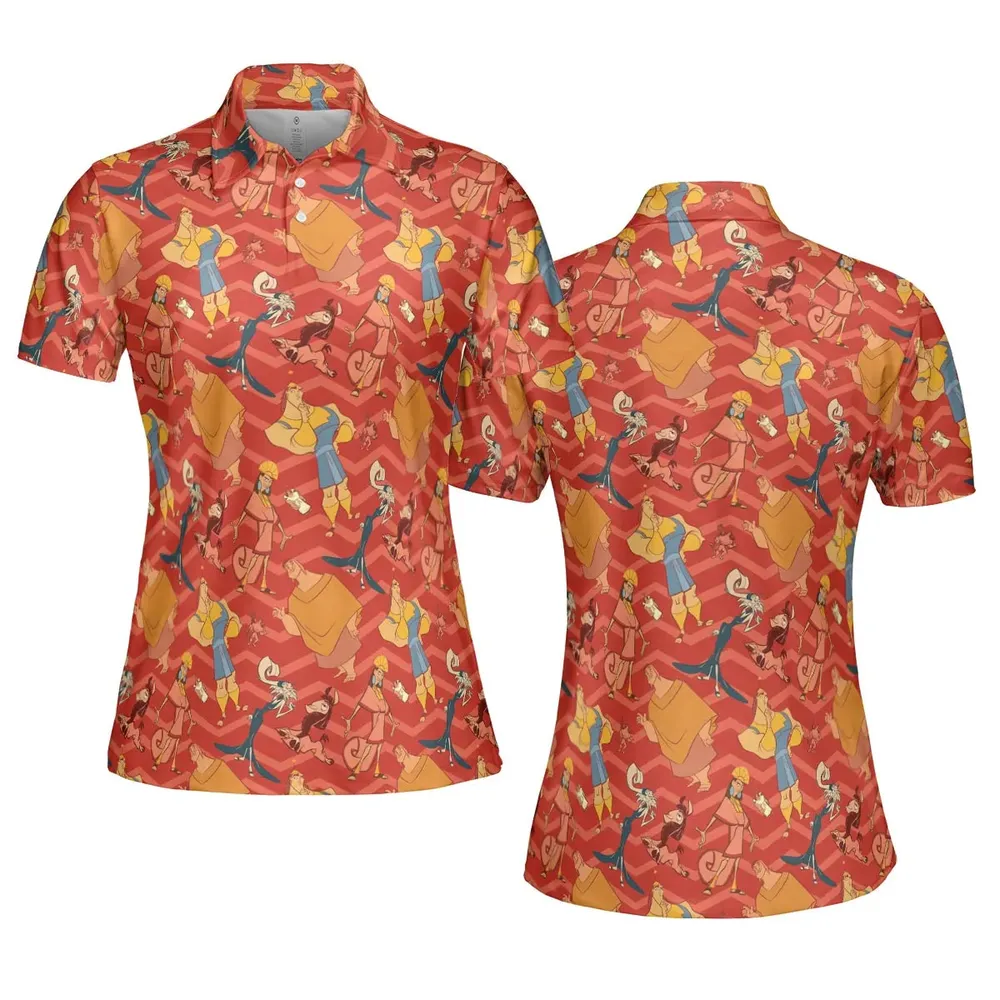 The Emperor's New Groove AOP Men/Women Polo Shirt - 5
