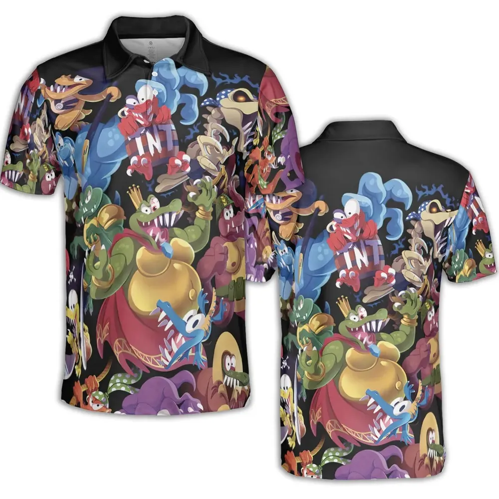Krem Krew Donkey Kong AOP Men/Women Polo Shirt - 2