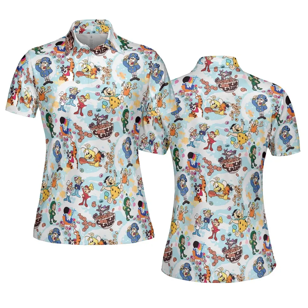 Cereal Favs Large Scale AOP Men/Women Polo Shirt - 5