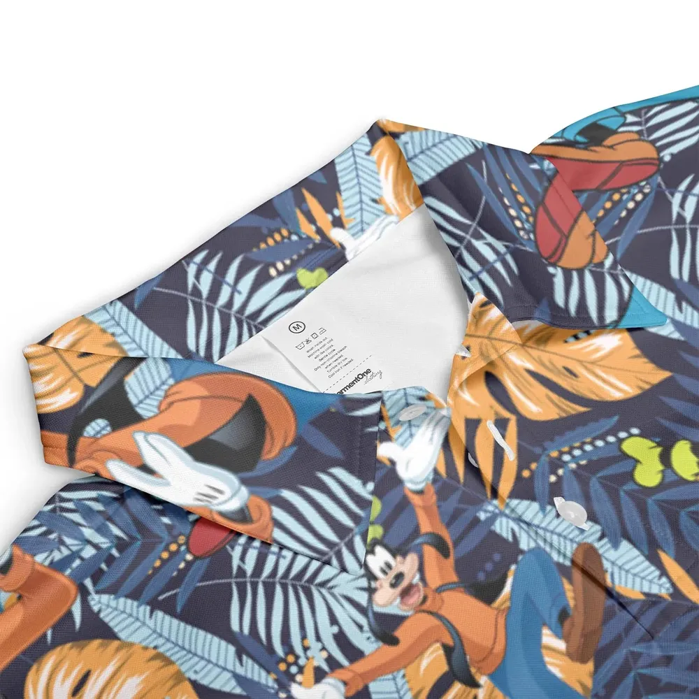 Goofy Aloha AOP Men/Women Polo Shirt - 3