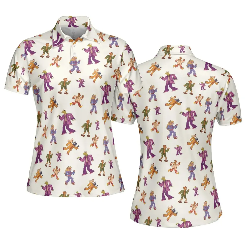 Talking Heads The Muppets AOP Men/Women Polo Shirt - 5