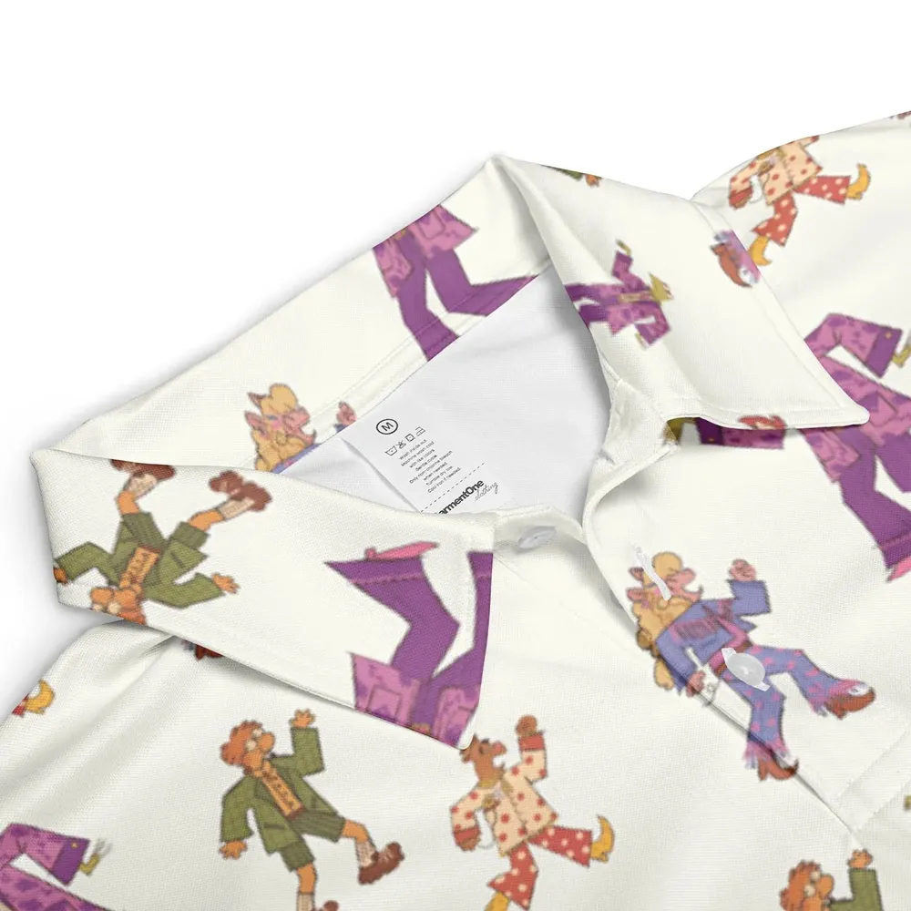 Talking Heads The Muppets AOP Men/Women Polo Shirt - 3