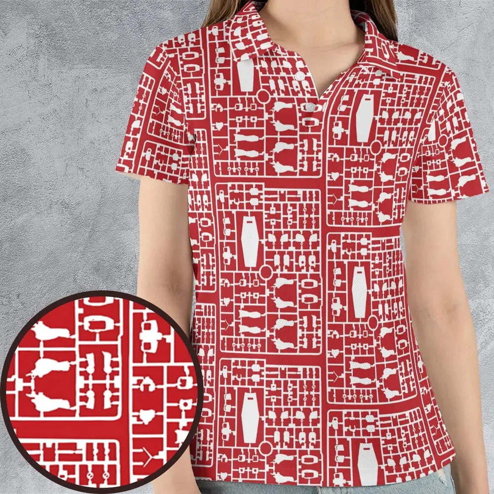 Gundam Runner AOP Men/Women Polo Shirt - 4