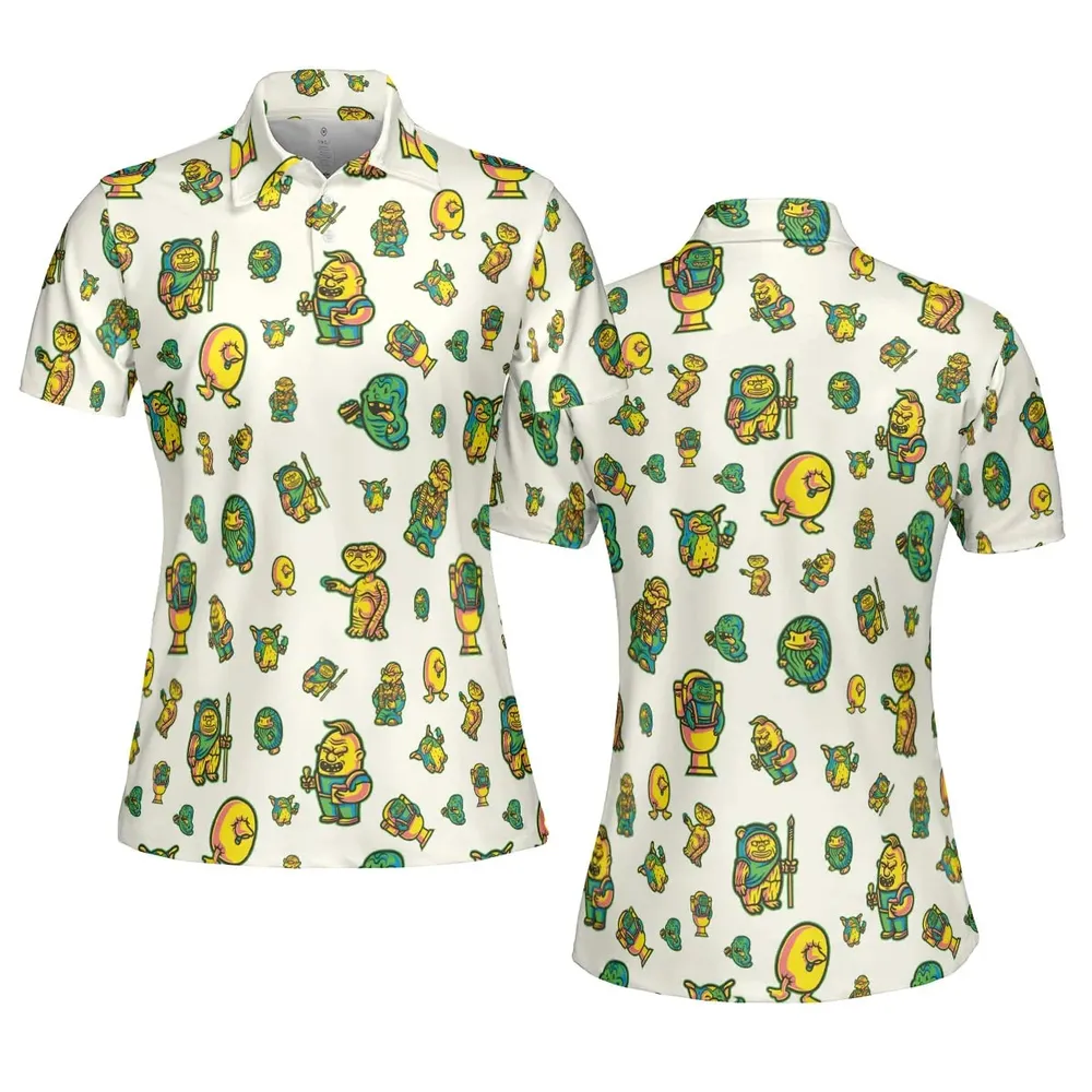 80s But Goodies AOP Men/Women Polo Shirt - 5