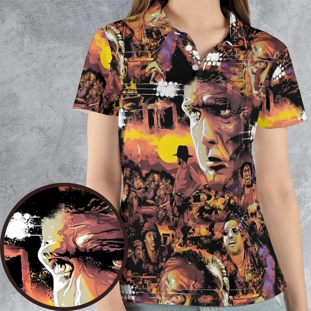 Apocalypse Now AOP Men/Women Polo Shirt - 4