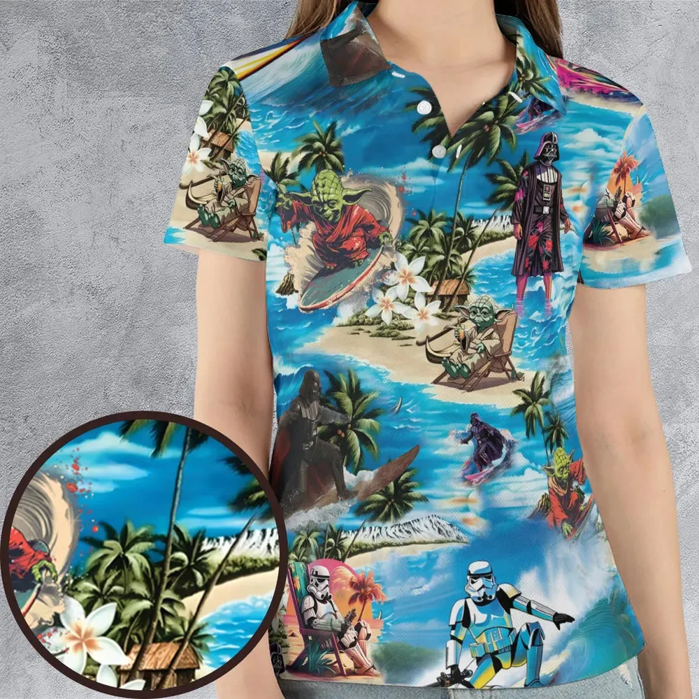 Star Wars Summer Vibes AOP Men/Women Polo Shirt - 4