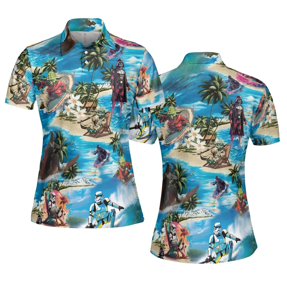 Star Wars Summer Vibes AOP Men/Women Polo Shirt - 5