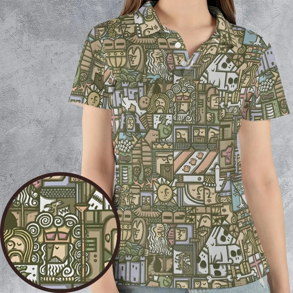 The Whole Grail Monty Python AOP Men/Women Polo Shirt - 4