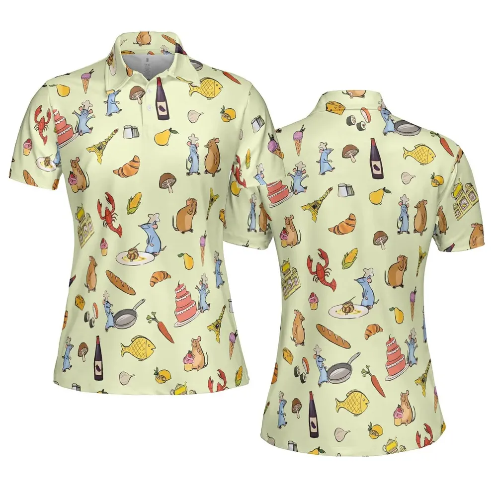 Chef Life Ratatouille AOP Men/Women Polo Shirt - 5