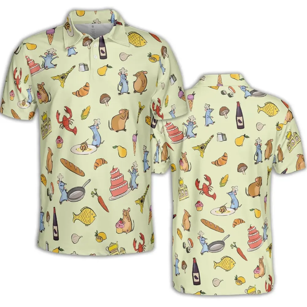 Chef Life Ratatouille AOP Men/Women Polo Shirt - 2