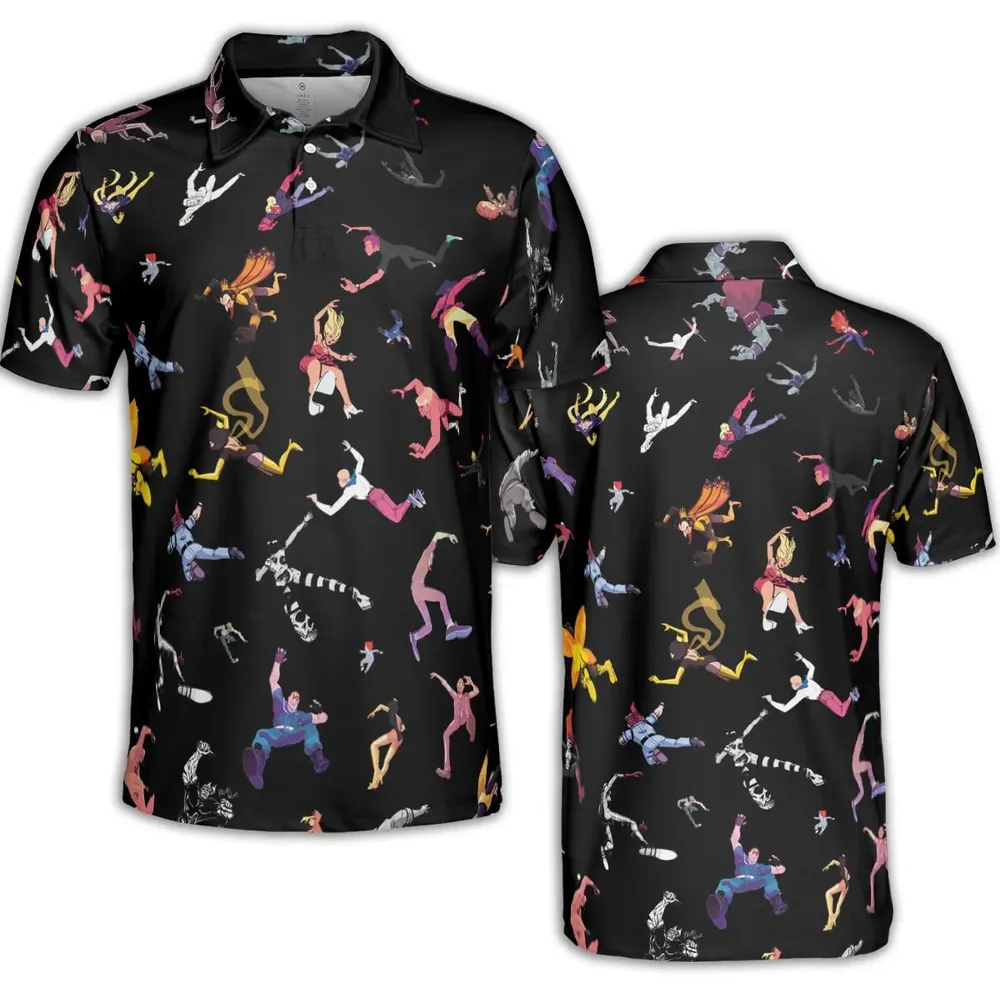 Venture Bros Falling AOP Men/Women Polo Shirt - 2