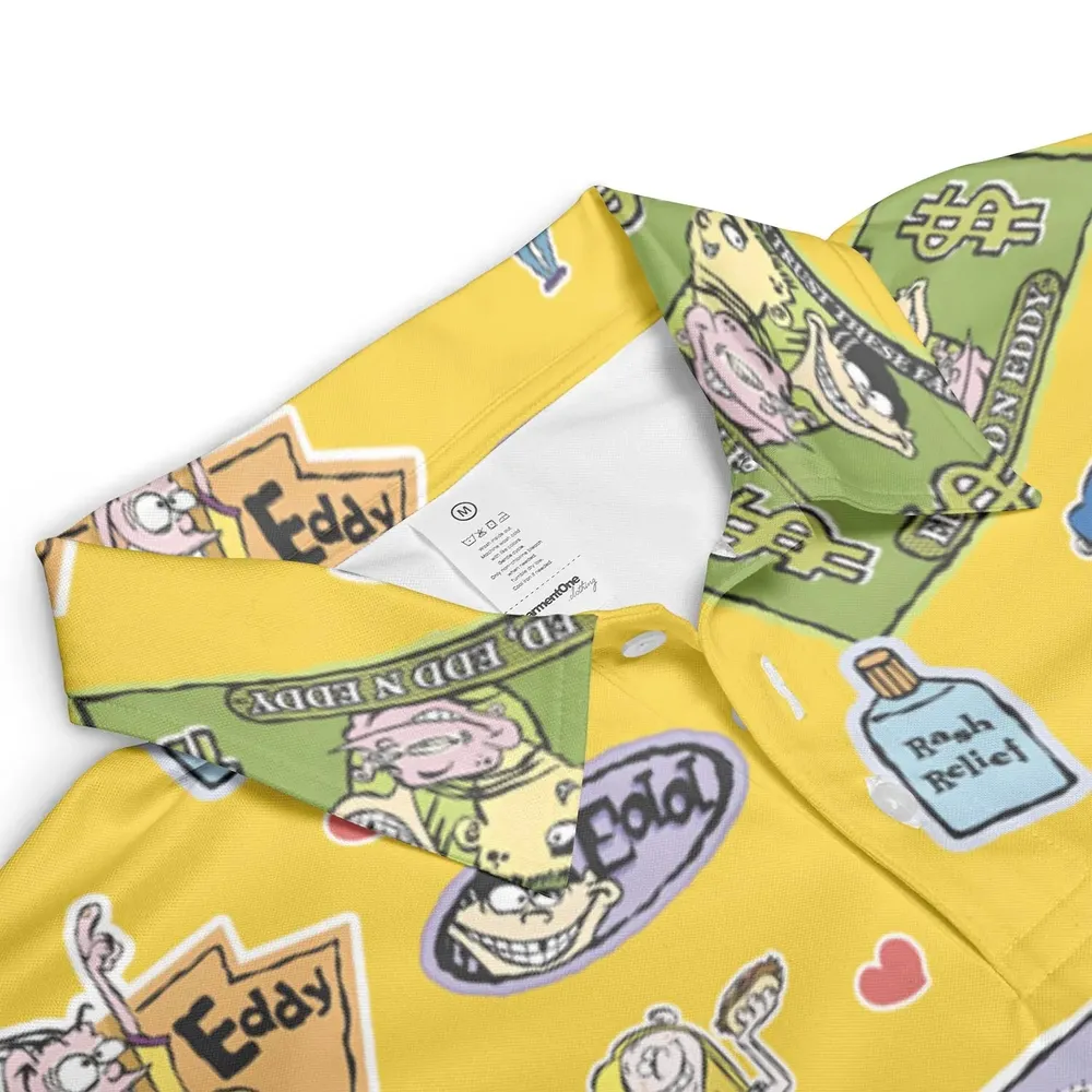 Ed Edd n Eddy n The Kanker Sisters AOP Men/Women Polo Shirt - 3
