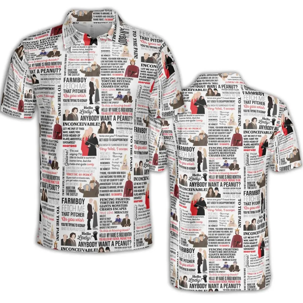 Inconceivable Quotes AOP Men/Women Polo Shirt - 2