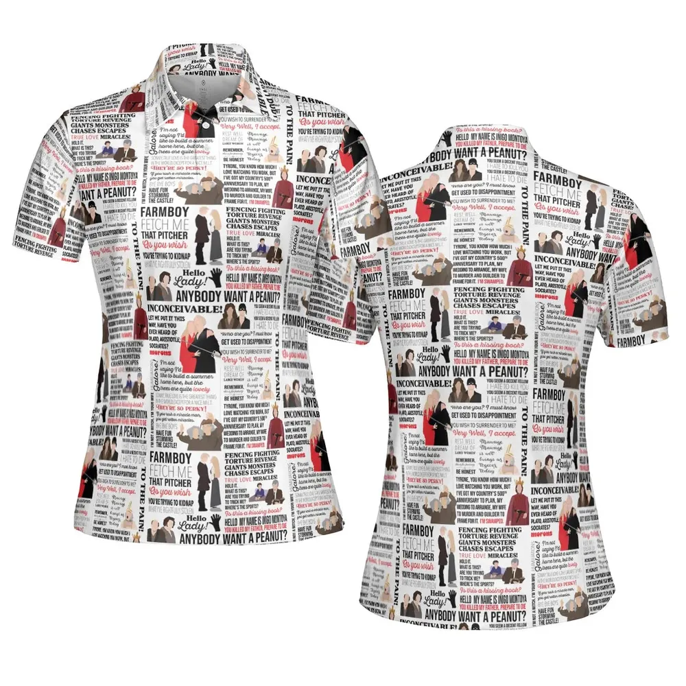 Inconceivable Quotes AOP Men/Women Polo Shirt - 5