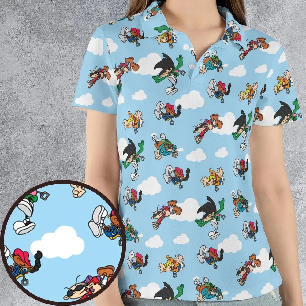 Codename Kid Next Door Characters AOP Men/Women Polo Shirt - 4