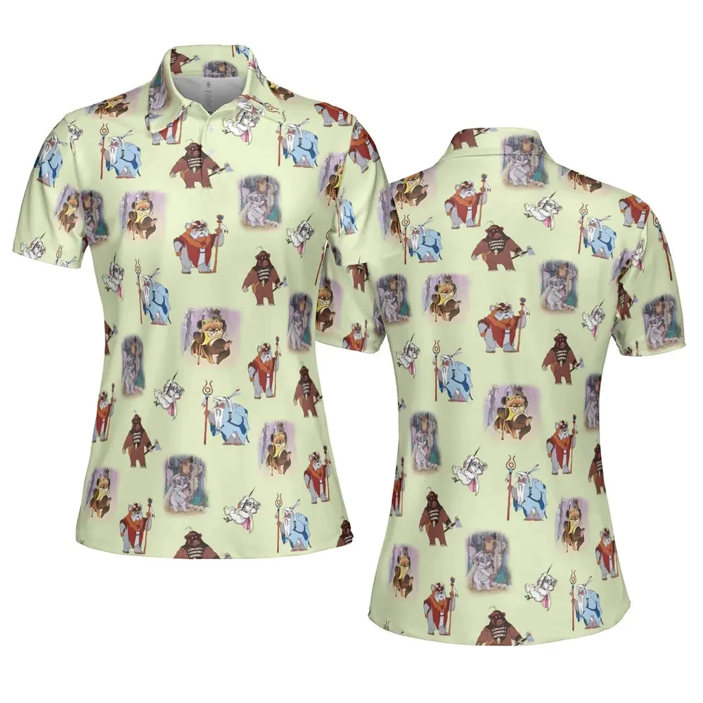 Ewoks Characters Star Wars AOP Men/Women Polo Shirt - 5
