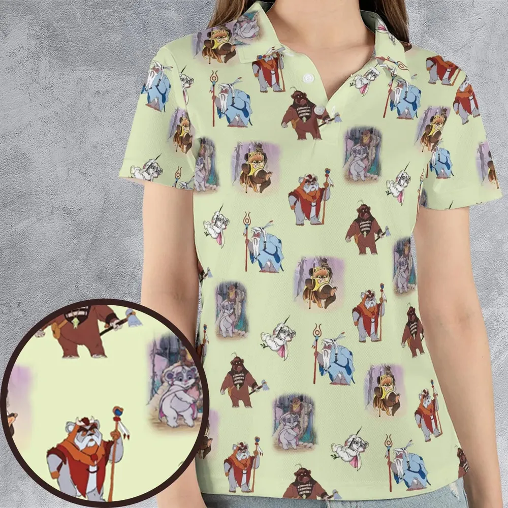 Ewoks Characters Star Wars AOP Men/Women Polo Shirt - 4