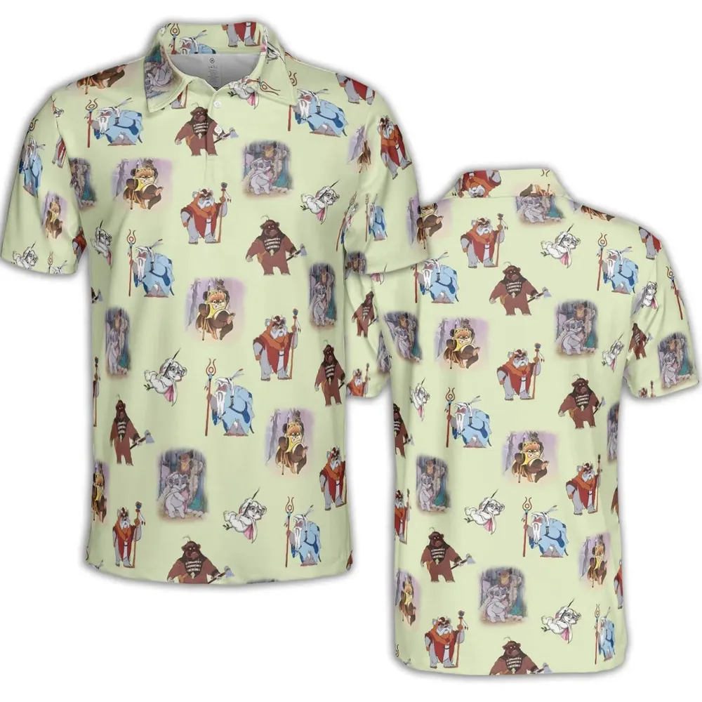 Ewoks Characters Star Wars AOP Men/Women Polo Shirt - 2