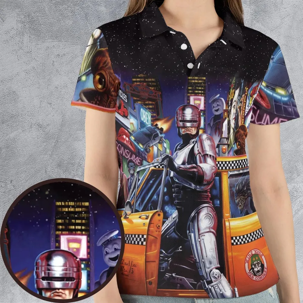 Movies Mashup AOP Men/Women Polo Shirt - 4