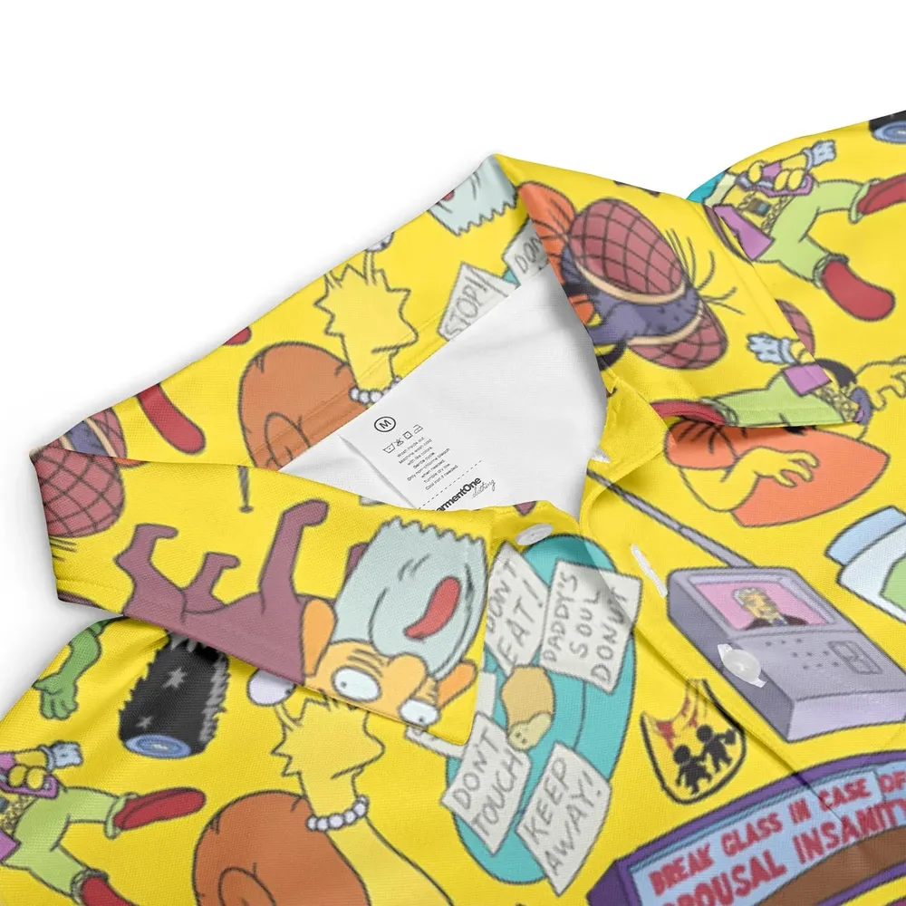 Treehouse of Horror The Simpson AOP Men/Women Polo Shirt - 3