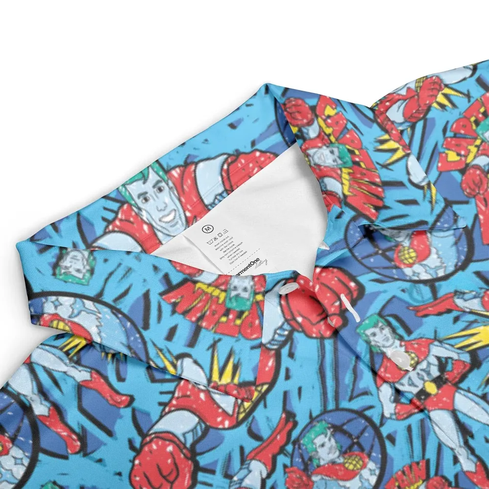 Hero of the Environment Captain Planet and the Planeteers AOP Men/Women Polo Shirt - 3