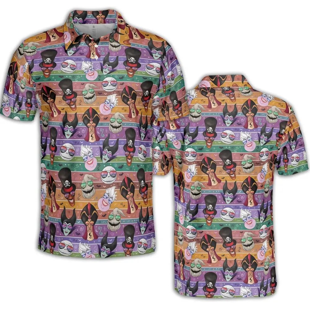 Chillin' like a Villain Summer Vibes AOP Men/Women Polo Shirt - 2