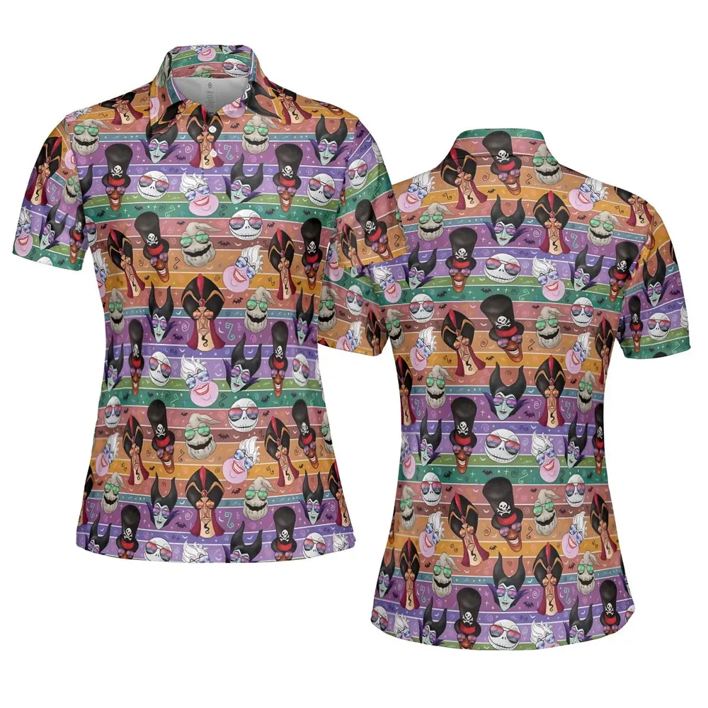 Chillin' like a Villain Summer Vibes AOP Men/Women Polo Shirt - 5