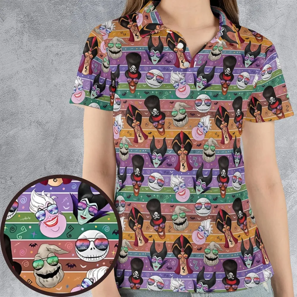 Chillin' like a Villain Summer Vibes AOP Men/Women Polo Shirt - 4