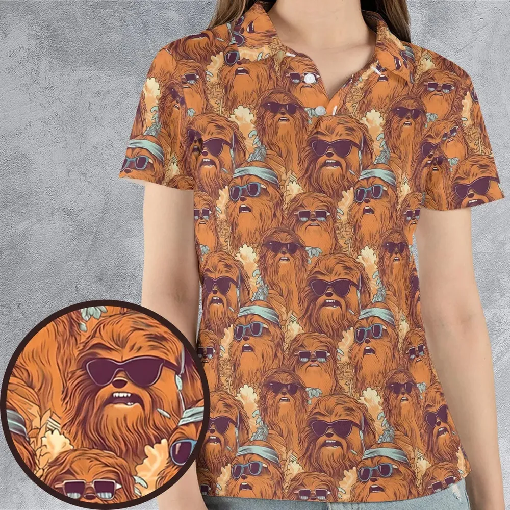 Retro Chewy Summer Vibes AOP Men/Women Polo Shirt - 4