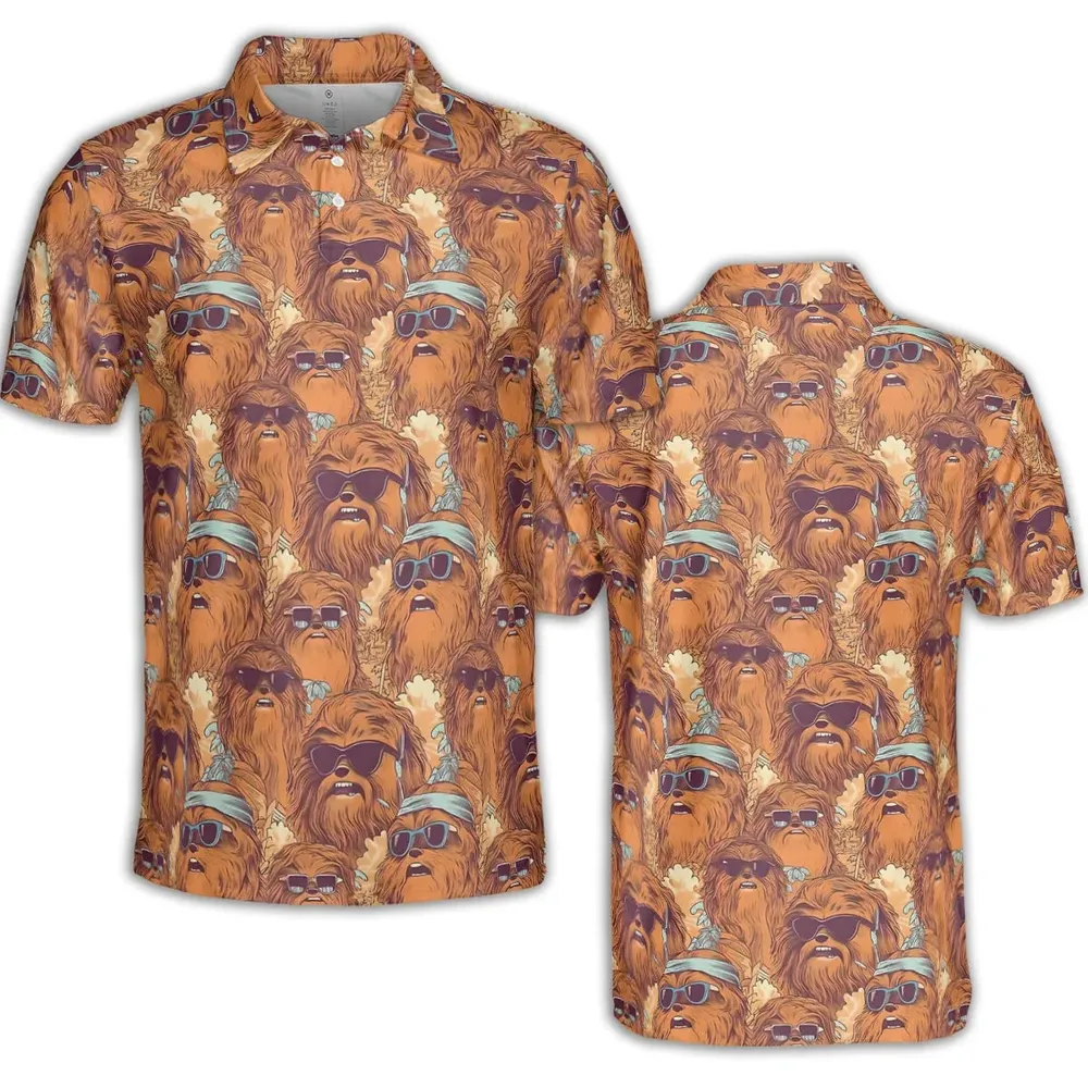 Retro Chewy Summer Vibes AOP Men/Women Polo Shirt - 2