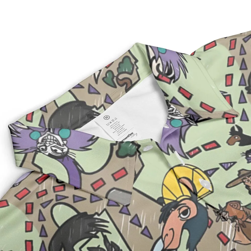 Groove Map The Emperor's New Groove AOP Men/Women Polo Shirt - 3