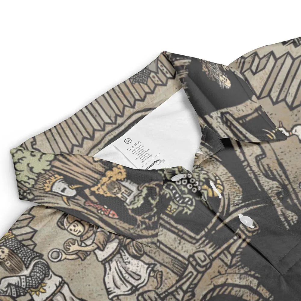 Monty Escher’s Relativity AOP Men/Women Polo Shirt - 3