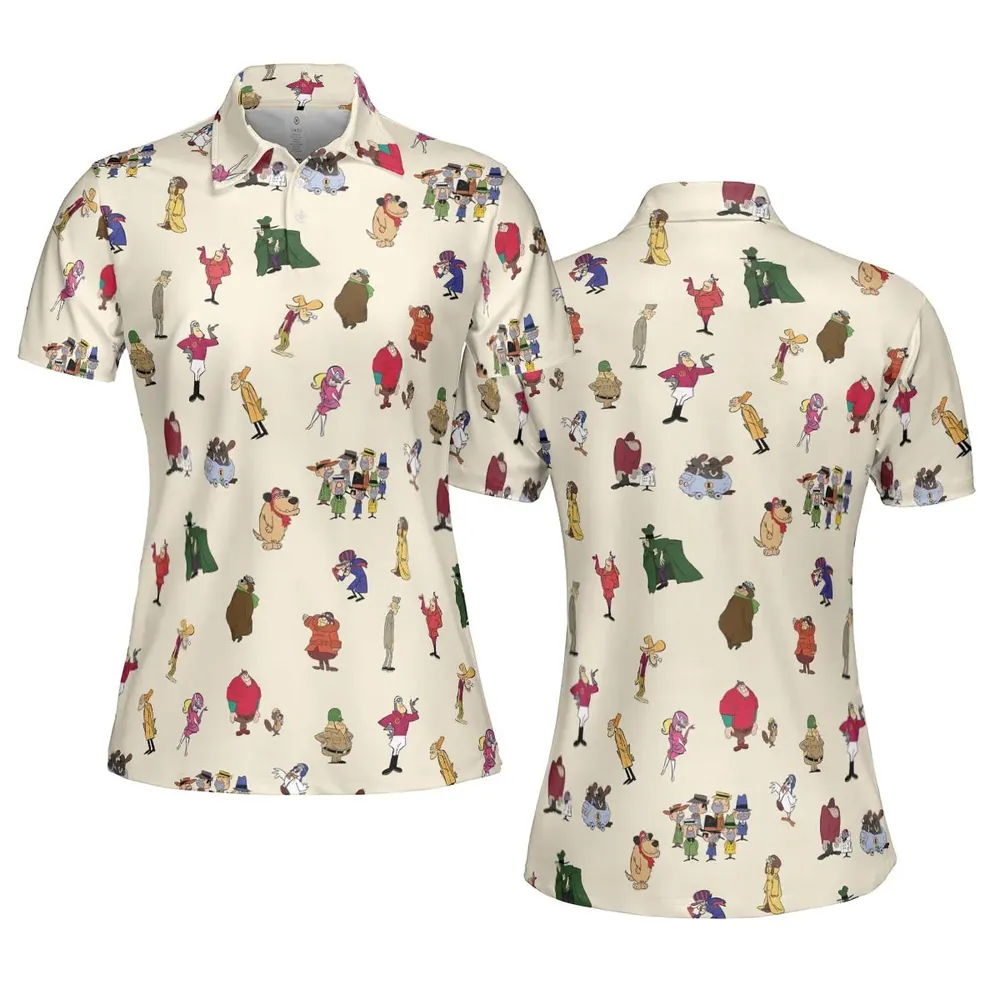 Wacky Races Characters AOP Men/Women Polo Shirt - 5