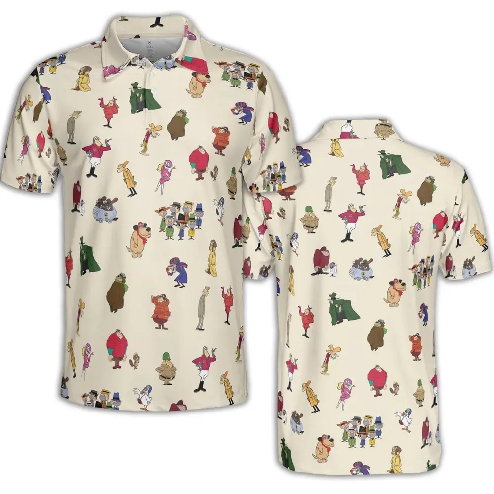 Wacky Races Characters AOP Men/Women Polo Shirt - 2