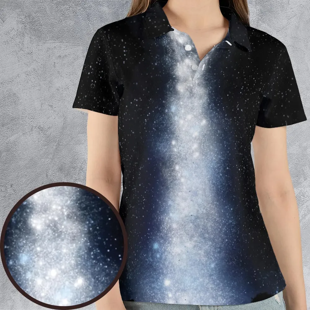 Interstellar AOP Men/Women Polo Shirt - 4