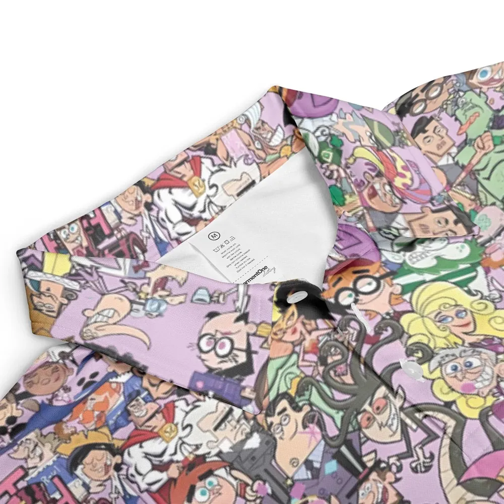 The Fairly OddParents AOP Men/Women Polo Shirt - 3