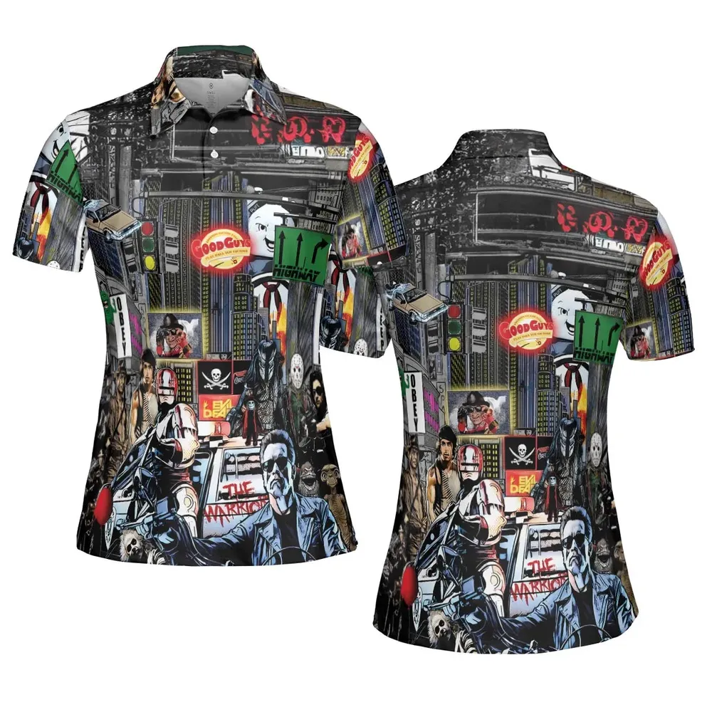 The 80s Iconic AOP Men/Women Polo Shirt - 5