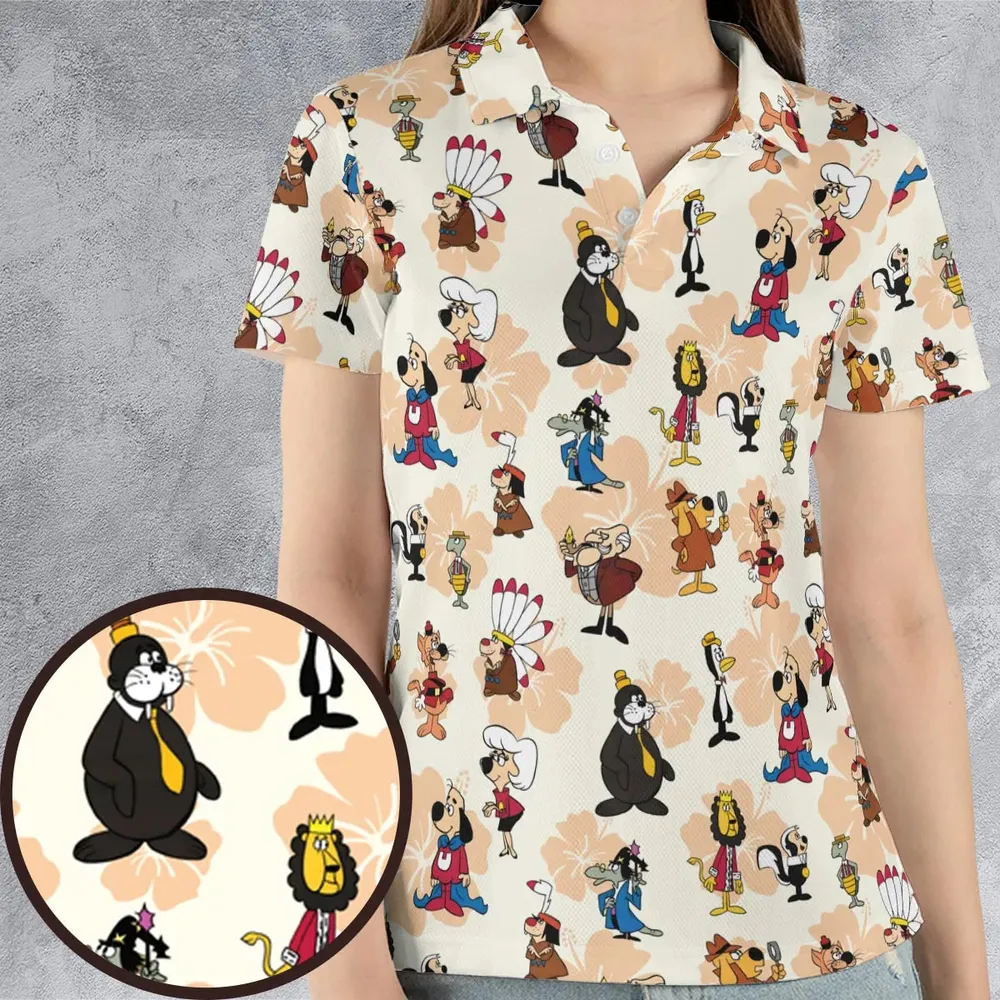Nostalgia Underdog Characters AOP Men/Women Polo Shirt - 4