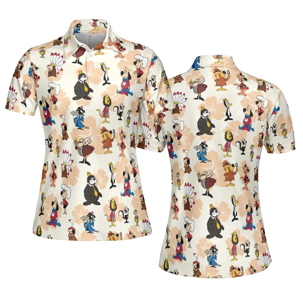 Nostalgia Underdog Characters AOP Men/Women Polo Shirt - 5