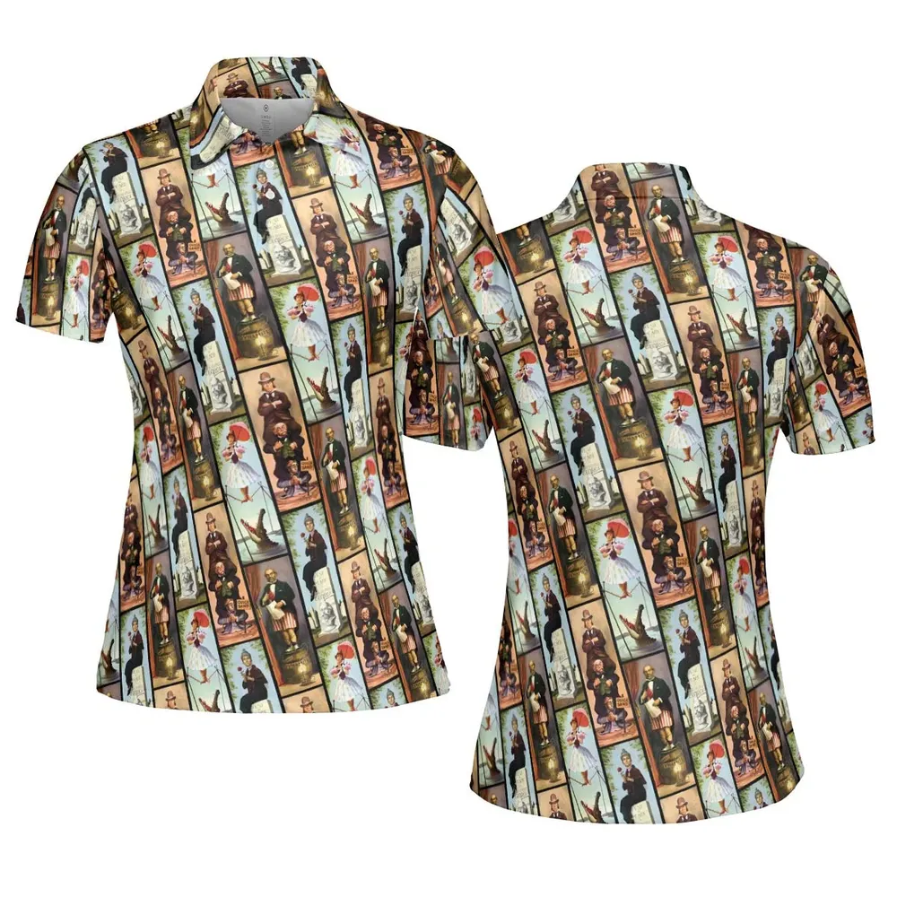 Haunted Mansion AOP Men/Women Polo Shirt - 5